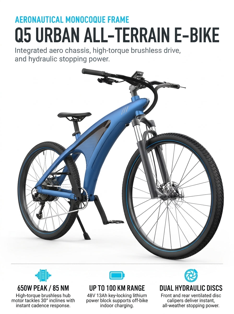 Electric Bike for Adults, 20" x 4.0 Fat Tire Ebike with 48V 13Ah Removable Battery, Up to 28MPH & 60 Miles, Shimano 9-Speed, Front Suspension All-Terrain Mountain E-Bike