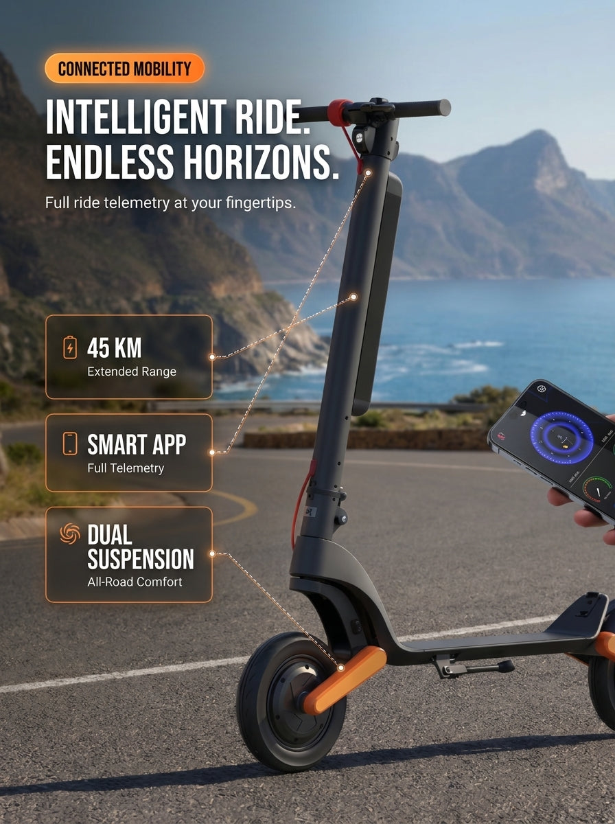Electric Scooter for Adults – 350W Motor, 36V 10.4Ah Removable Battery, 10" Pneumatic Tires, Up to 20 MPH & 28-Mile Range, Foldable Commuter E-Scooter